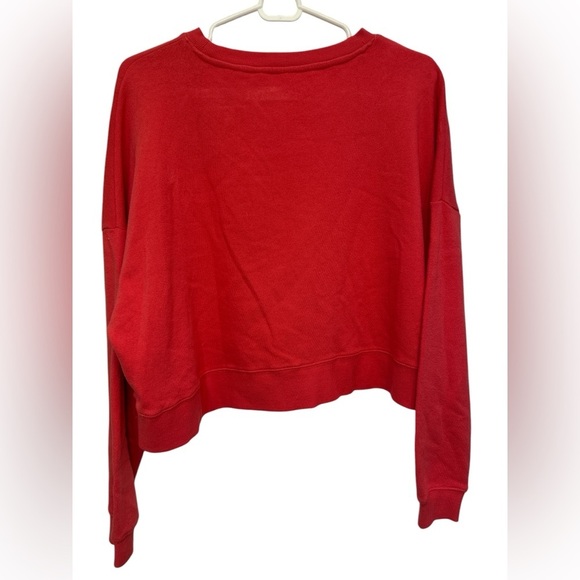 Chaser pink Peace Academy pullover cropped sweatshirt. NWT - Picture 2 of 6